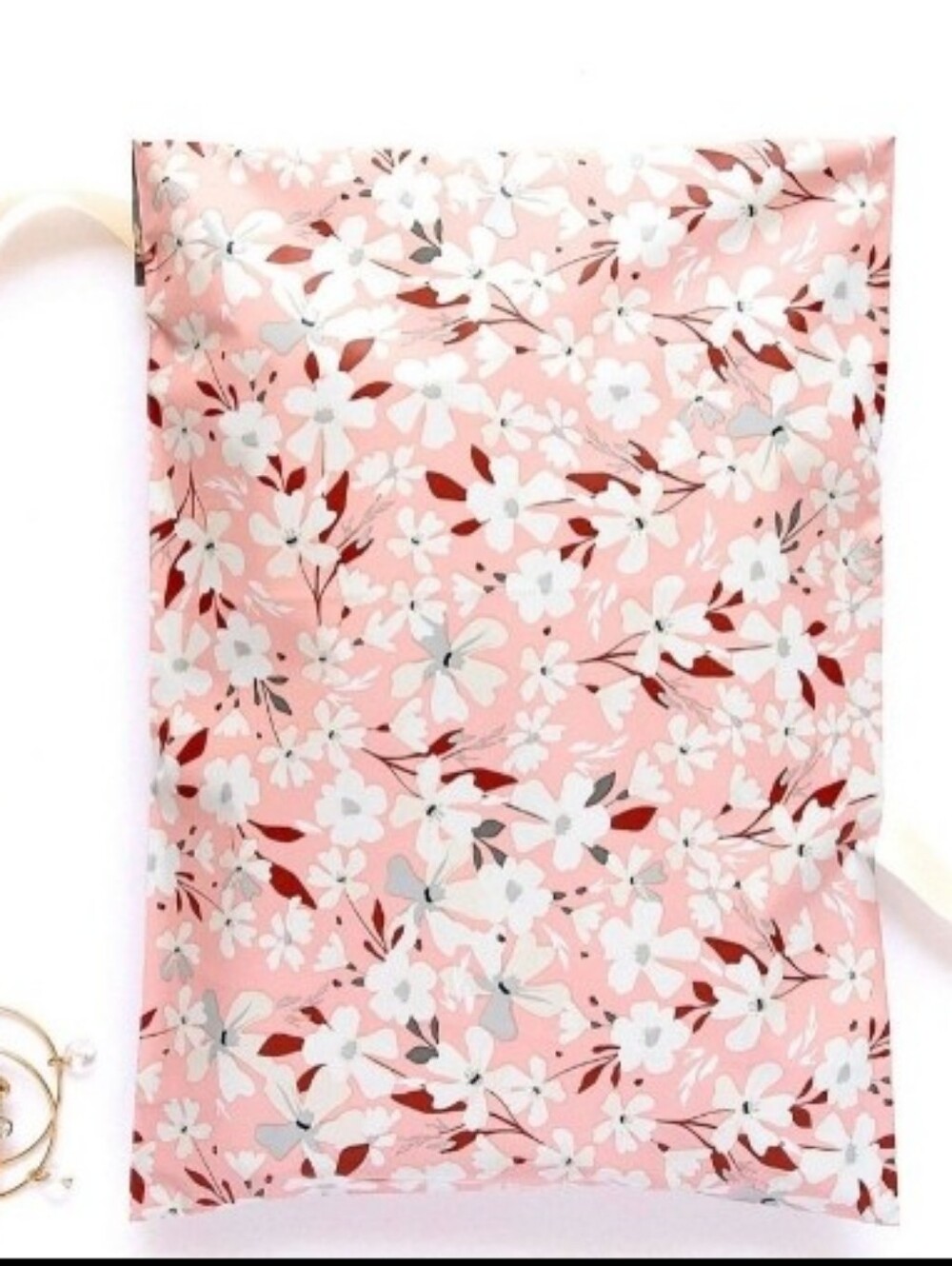Polymailer Mylar Count 10 Floral Pink Supplies Poly Office Boho - Picture 3 of 13